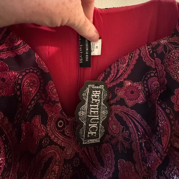 Vixen by Micheline Pitt - Beetlejuice™ Miss Argentina Dress (Backlot), Size 2X - Picture 5 of 5